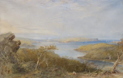 Nordhodet sett ovenfra Balmoral, Sydney havn