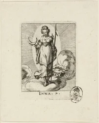 Luna, plate syv fra Der VII Planeten