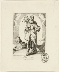 Sol, plate fire fra Der VII Planeten