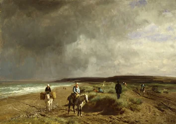 Kyst nær Villers, ca. 1859