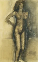 Stående akt, ca. 1945