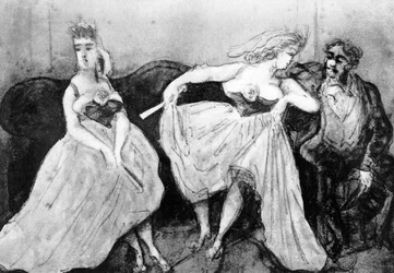 Samtale, 1800-tallet, 1930.