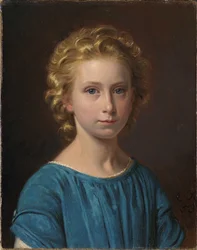 Margrethe Vullum som barn (født Lehmann)