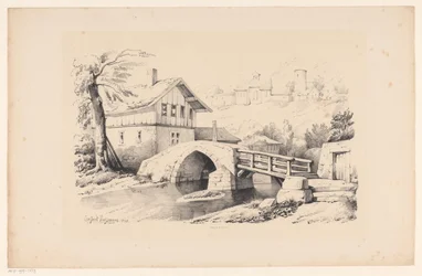 Bro og hus i et kupert landskap The Landscape (serietittel)