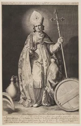St. Willibrord, plansje 2, fra Biskopene av Utrecht