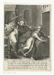 Thomas dispels Temptation Life of Saint Thomas Aquinas (serietittel)