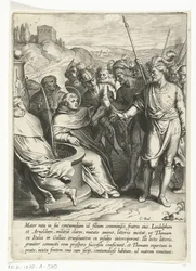 Thomas blir kidnappet av brødrene sine The Life of Saint Thomas Aquinas (serietittel)