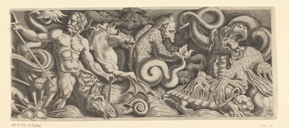 Fris med Neptuns triumf, høyre plate