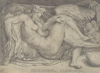 Leda og svanen, 1544-66.