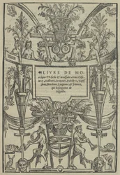 Livre de Moresques, tittelside recto, 1546.
