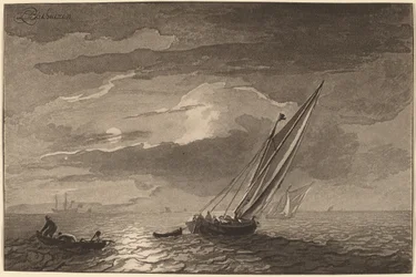 Seascape with Full Moon, 1779, publisert 1781.