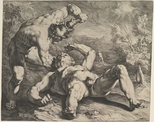 Cain Killing Abel, ca. 1591