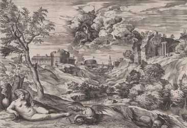 Ruggiero redde Angelica, 1565.
