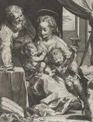 Den hellige familie, 1577.
