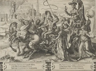 The Triumph of Pride, fra The Cycle of the Vicissitudes of Human Affairs, plate 3, 1564.