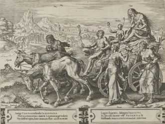 The Triumph of Want, fra The Cycle of the Vicissitudes of Human Affairs, plate 6, 1564.