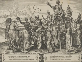 The Triumph of the Riches, fra The Cycle of the Vicissitudes of Human Affairs, plate 2, 1564.