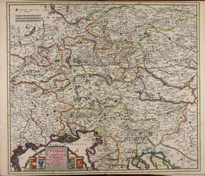 Hertugdømmet Steiermark og Kärnten, Krain, Cilleia og fylket Neukarp, som også er den sørligste delen av den østerrikske kretsen.