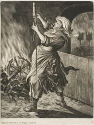 Woman Lighting a Rocket, også kalt Peace Gets Me Going, fra Communia Gaudia (The Wide-Spread Rejoicing at the Siege of Namur)