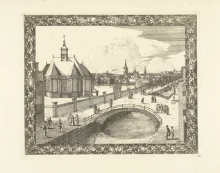 Utsikt over den nye kirken i Haag Den nye kirken (tittel på objekt)