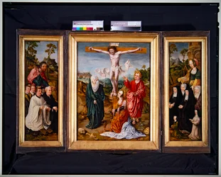 Korsfestelsestriptykon (panel, sentralt)