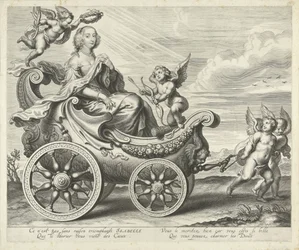 Clara Isabella de Ligne-Arenberg (?) i vogn