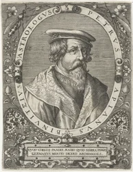 Portrett av Peter Apianus Petrus Apianus Binuitzius (tittel på objekt)
