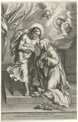 Kristus og den hellige Katarina av Siena