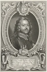 Portrett av Johann Theodor Caspars De mest kjente ambassadørene til det kristne navnet for å pasifisere verden, klosteret og Osnabruga (...) (serietittel)