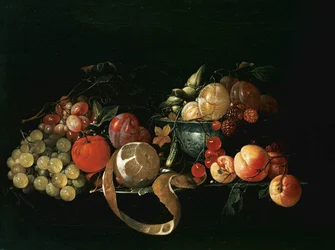 Stilleben med frukt