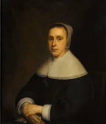 Portrett av Elisabeth Vervoorn (1617-57) Portrett av Elisabeth Vervoorn (1617-73), kone til Johan van Someren