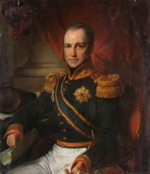 Portrett av Godart Alexander Gerard Philip, Baron van der Capellen, generalguvernør i Nederlandsk Øst-India
