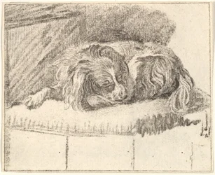 Sovende hund, 1777.
