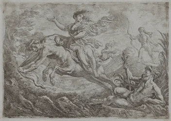 Nessus blir truffet av Hercules