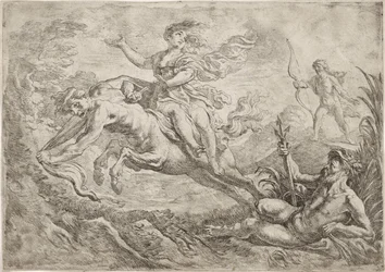 Nessus blir truffet av Hercules