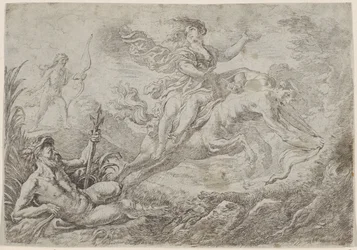 Nessus blir truffet av Hercules