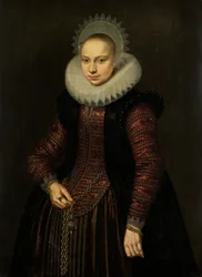 Portrett av Brechtje Overrijn av Schoterbosch