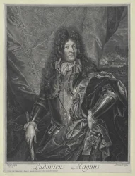 Kong Ludvig XIV av Frankrike (gravering)