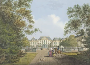 Utsikt over Het Loo-palasset
