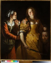Judith med hodet av Holofernes, tidlig på 1600-tallet (olje på lerret)
