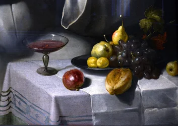 En detalj av en munk og en nonne