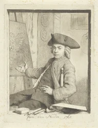 Selvportrett av Cornelis van Noorde