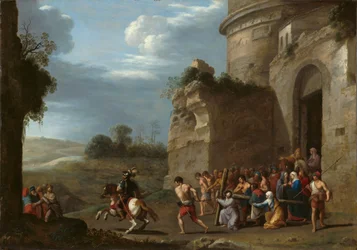 Kristus bærer korset, tidlig på 1620-tallet (olje på kobber)