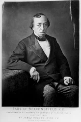 Benjamin Disraeli, 1. jarl av Beaconsfield 1804-1881, britisk konservativ statsmann, 1878