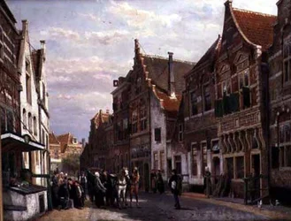 Oudewater (olje på lerret)