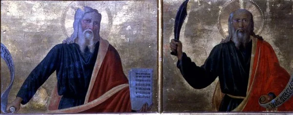 Moses og Abraham (tempera på panel)