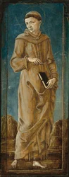 Saint Francis [panel ytterst til venstre]