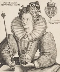 Dronning Elizabeth I, 1592.