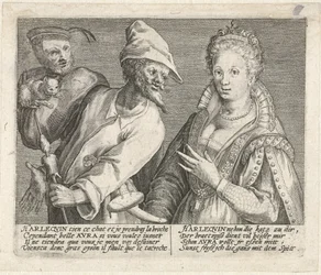 Vinden prøver å få Harlequin til å slite deg ned Jeg tegnet noen morsomme ikoner for den italienske vanen (serietittel)