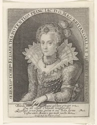 Portrett av Elisabeth Stuart, dronning av Böhmen